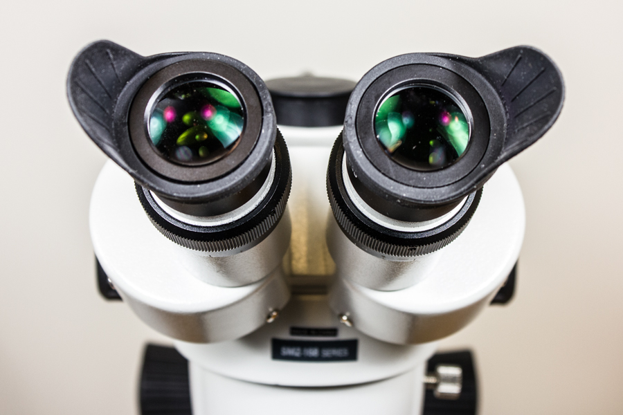 Nightsea Microscope Eye Shields Folded Up