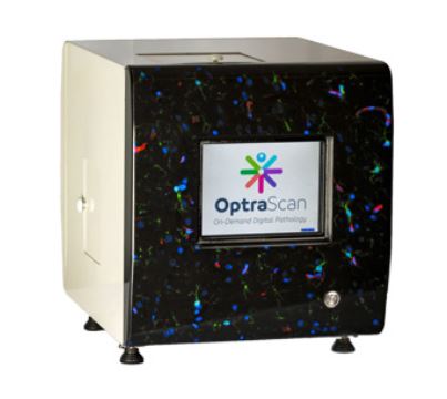 OptraSCAN OS-FL Digital Fluorescence Pathology Scanner available from Meyer Instruments, Inc.