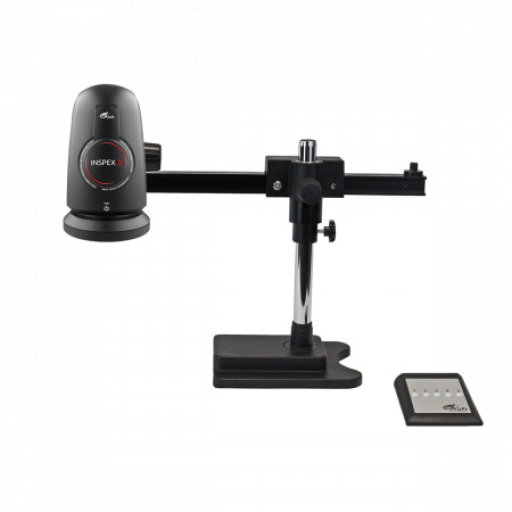 inspex3-gs Inspex 3 Digital Inspection Macroscope on Gliding Boom Stand