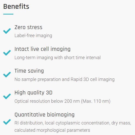 benefits Tomocube Benefits